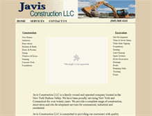 Tablet Screenshot of javisconstruction.com